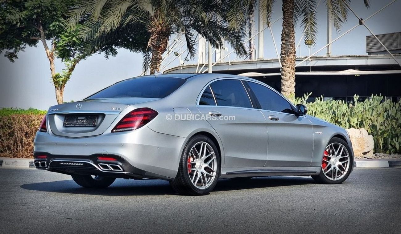 Mercedes-Benz S 63 AMG special color - fully loaded - long wheel base - rear fully automated seats - laptop table