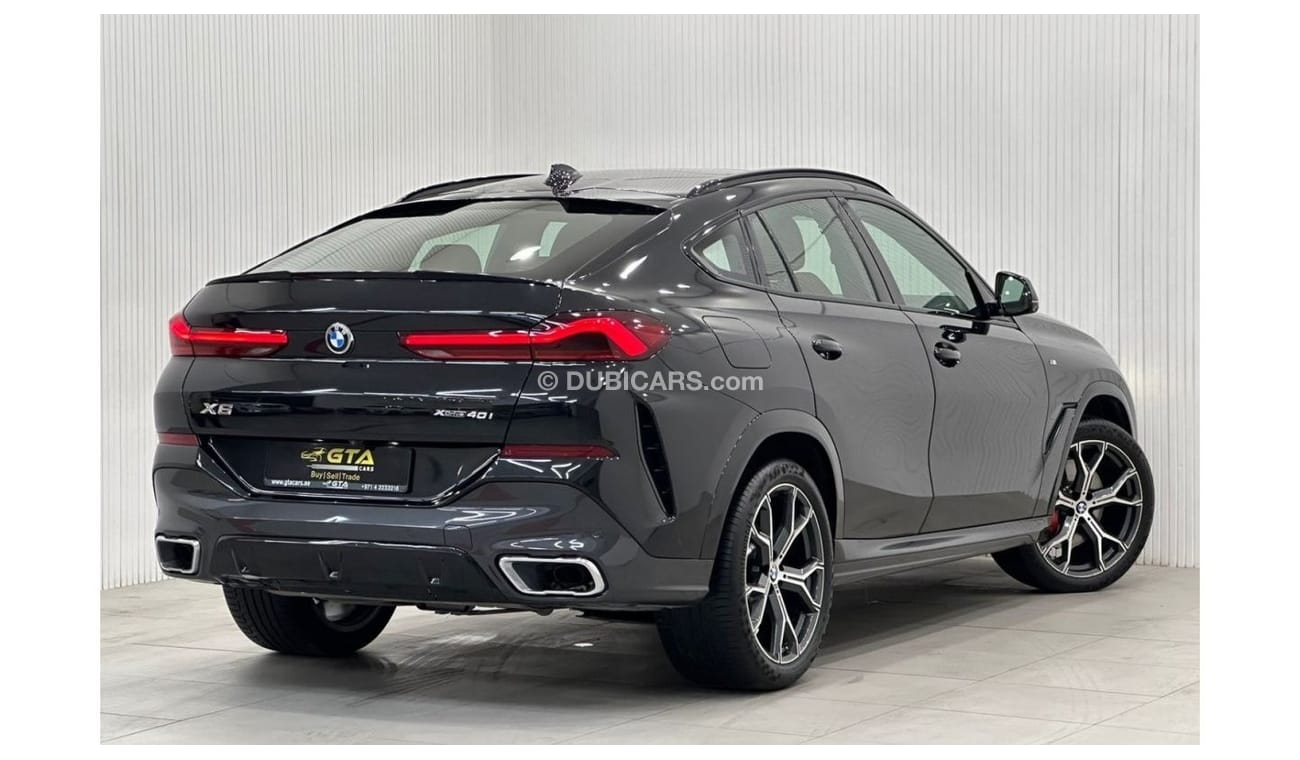 بي أم دبليو X6 xDrive40i لاكجري M سبورت باكج 2022 BMW X6 xDrive40i M-Sport, Oct 2026 BMW Warranty + Service Pack, F