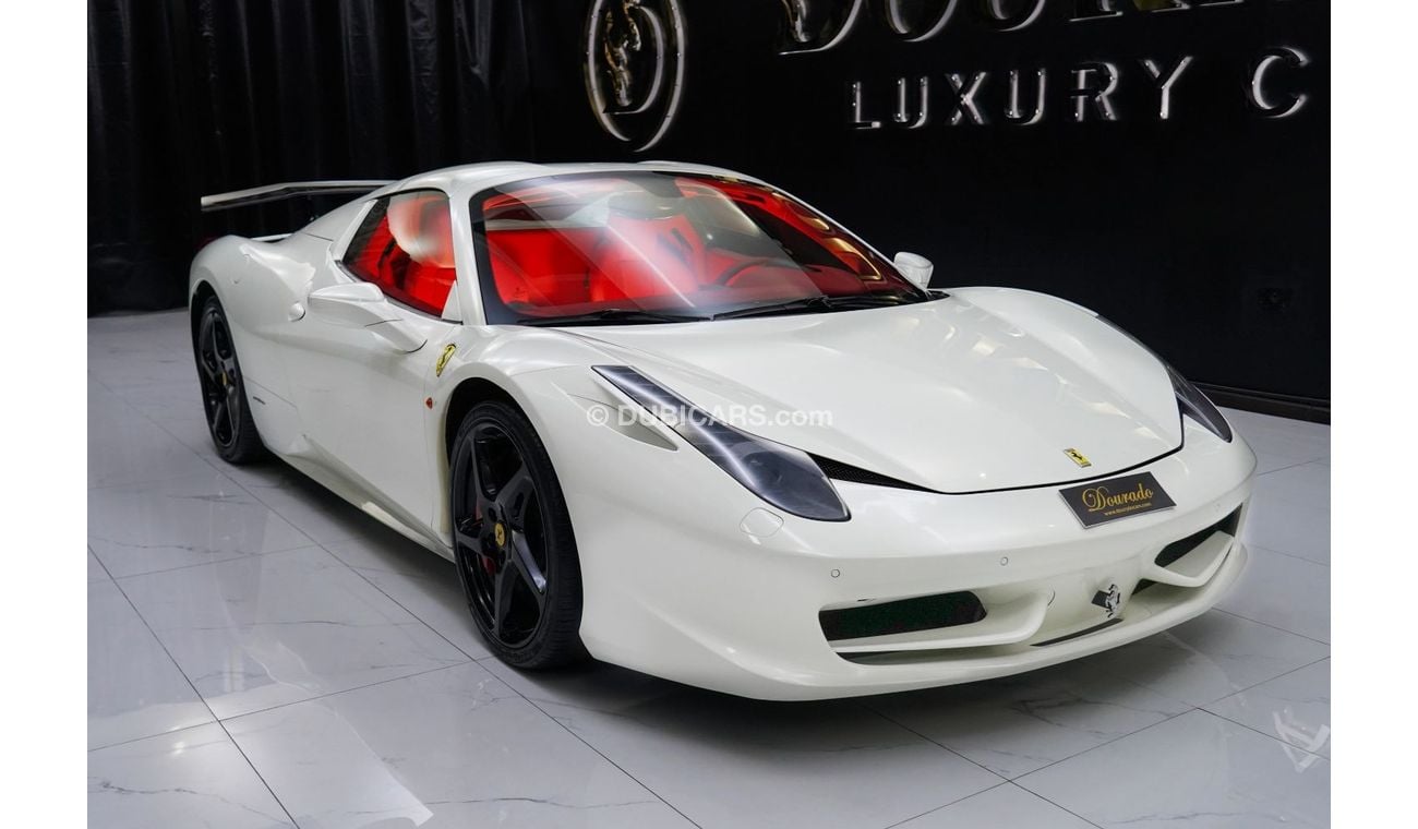 Ferrari 458 Spider | Italia | Type F142 | Used | 2014 | White Bianco Avus