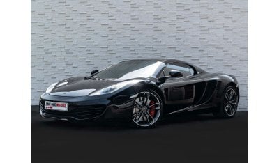 McLaren MP4 12C 2013 MCLAREN MP4-12C SPIDER • CARBON PACKAGE • LOW KMS • 3.8L TC V8 • GCC SPECS • PRISTINE CONDITION