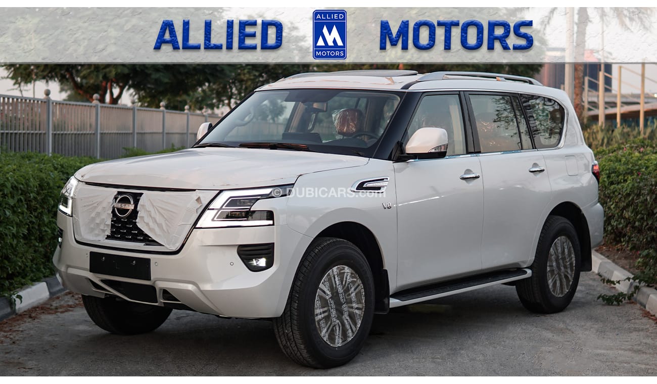 نيسان باترول 2024 NISSAN PATROL 5.6L V8 White - Tan