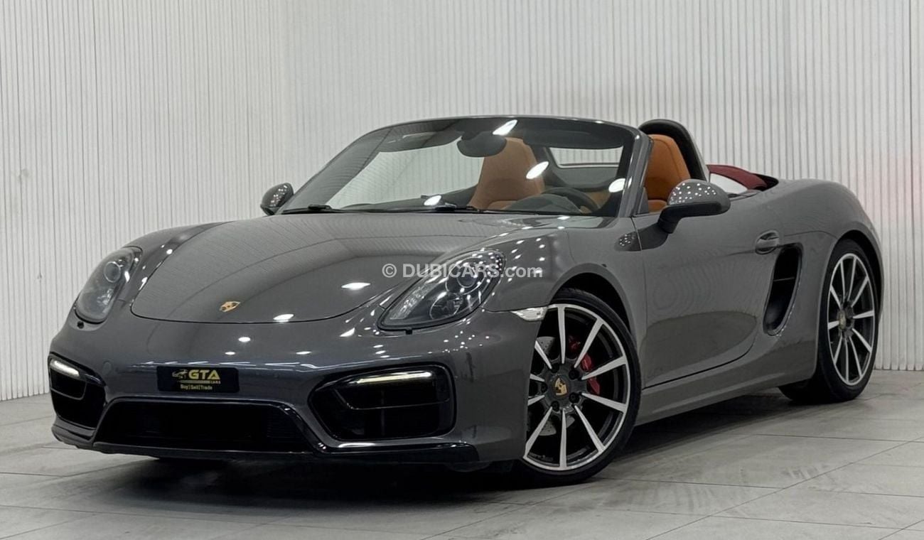 بورش بوكستر 718 GTS 4.0L A/T 2015 Porsche Boxster GTS, Service History, Excellent Condition, GCC