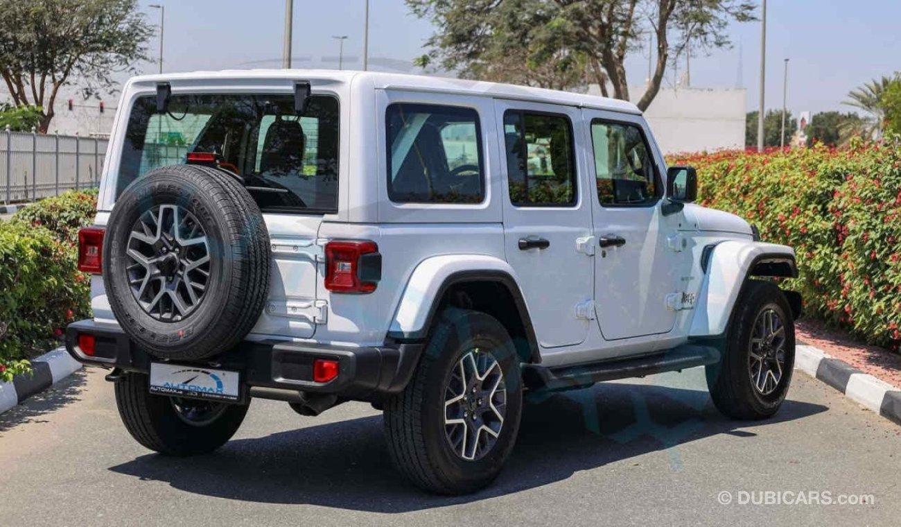 جيب رانجلر Unlimited Sahara Turbo , 2024 GCC , 0Km , With 5 Years Warranty & 3 Years Service @Official Dealer