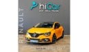 Renault Megane AED 1,629 pm • 0% Downpayment • RS • Warranty 2 Years Unlimited KM’S