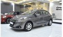 بيجو 208 EXCELLENT DEAL for our Peugeot 208 1.6L ( 2019 Model ) in Grey Color GCC Specs