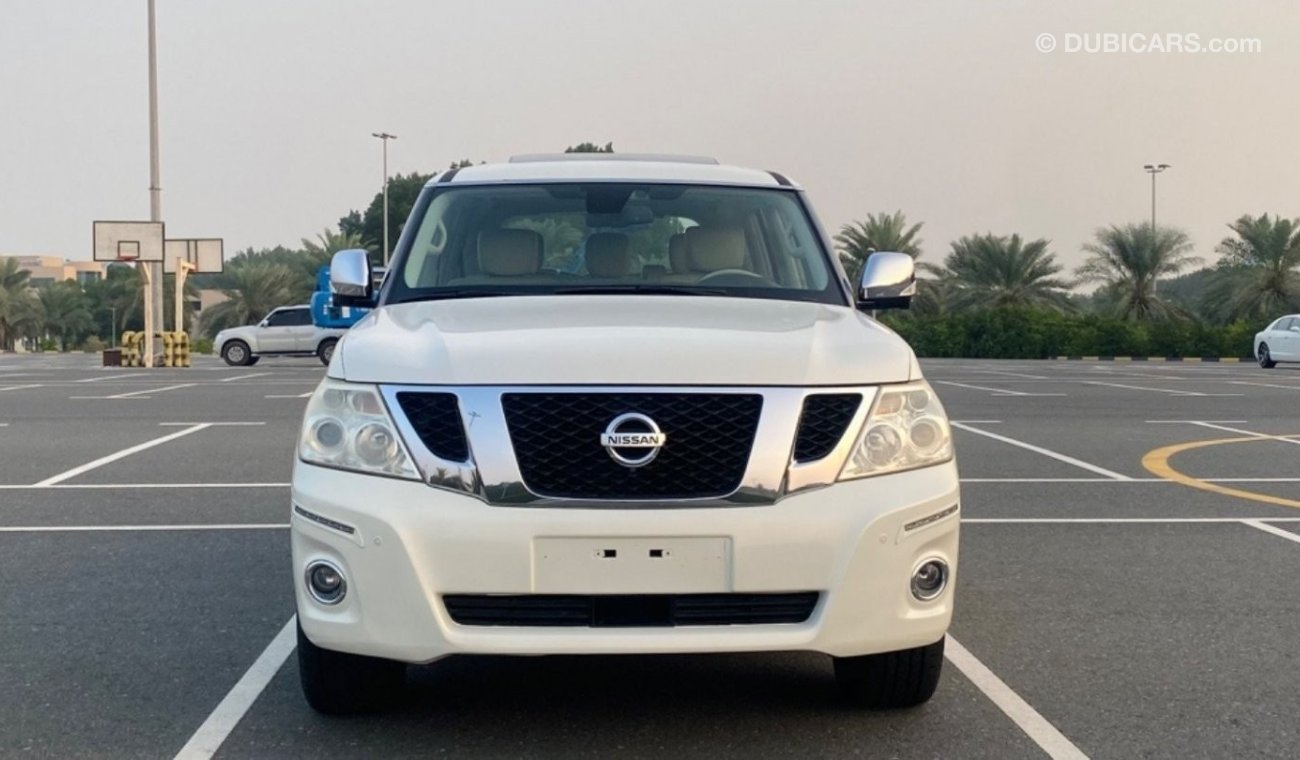 Nissan Patrol LE Platinum 1 على 1 رادار تحكم مسار كراسي كهرباء شاشات خلفيه خمس كاميرات بدون حادث بدون Full option