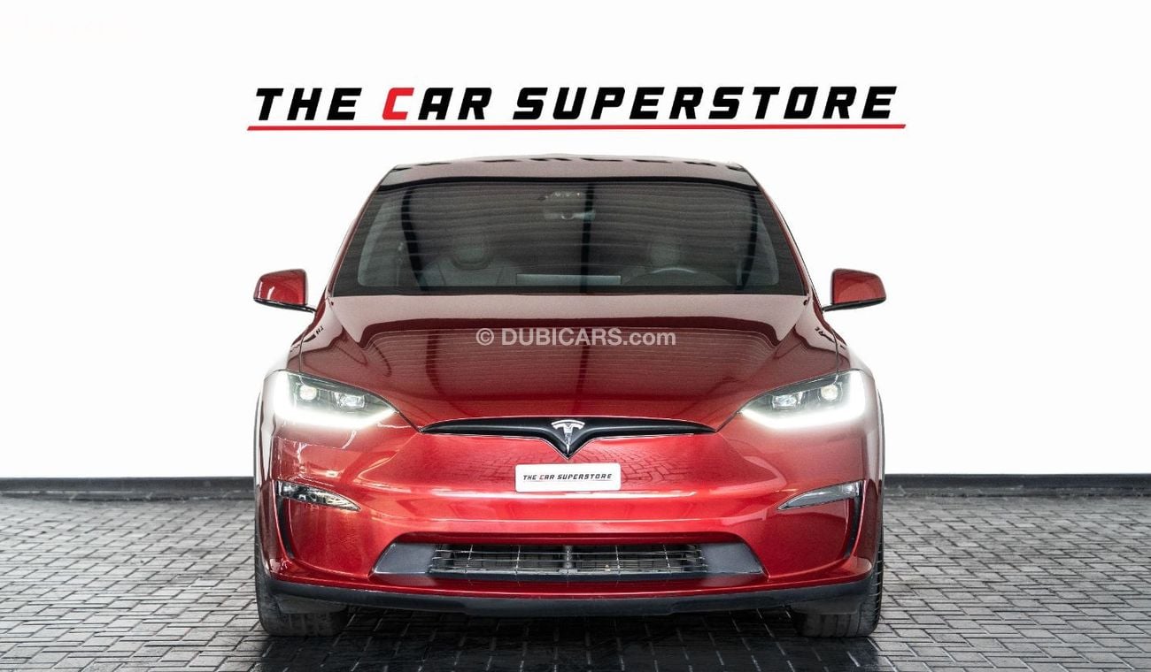 تسلا موديل اكس 2023-TESLA MODEL X PLAID 6 SEATER-GCC-SERVICE CONTRACT-WARRANTY 2 YEARS OR 80,000 KM