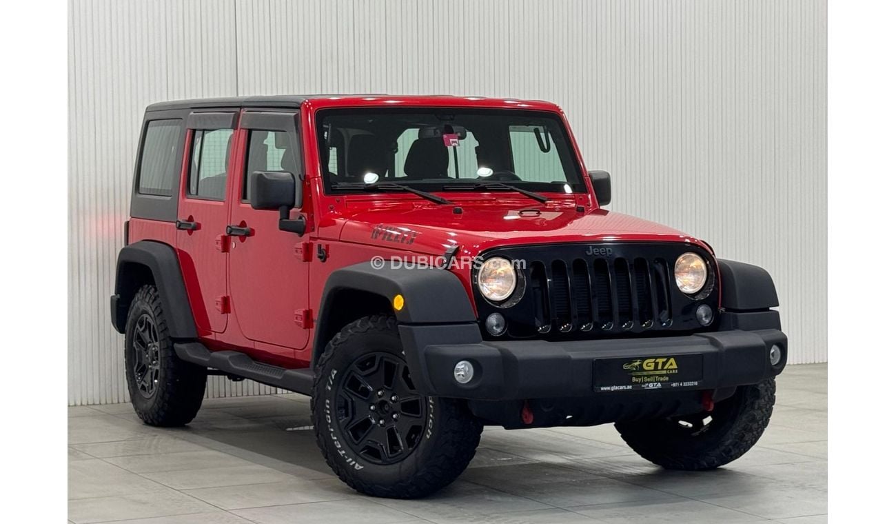 جيب رانجلر Unlimited Willys 3.6L A/T 2018 Jeep Wrangler Unlimited Willys, Warranty, Full Service History, Excel