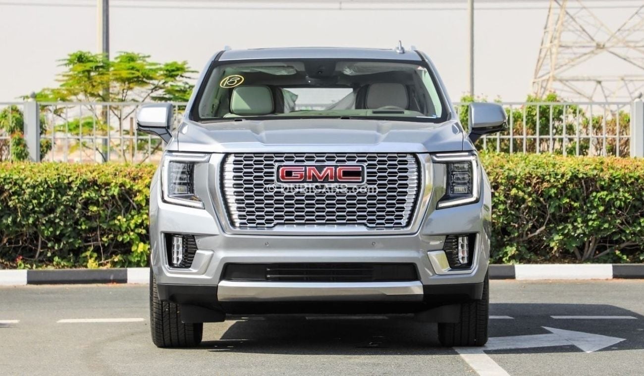 GMC Yukon Denali 4WD + TV 8-Seaters. GCC/ 5years Warranty & Services. Local Registration + 5%