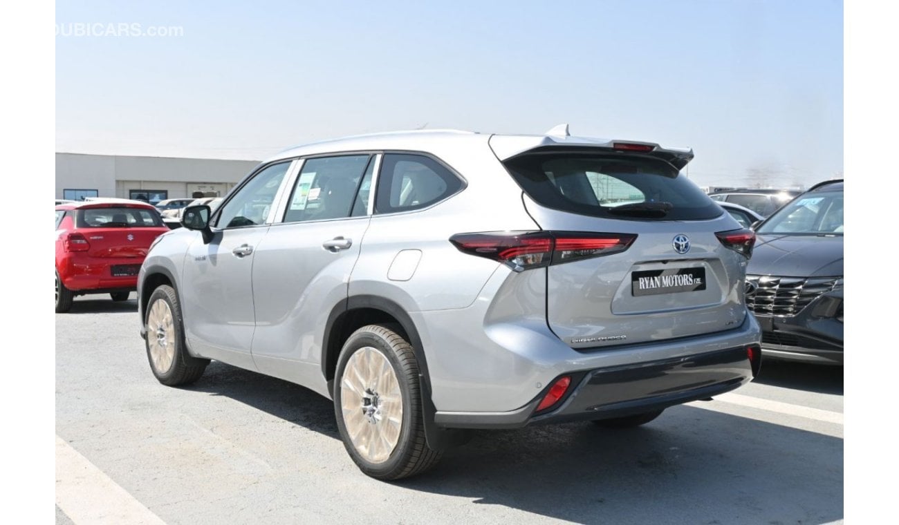 تويوتا هايلاندر Toyota Highlander 2.5L LIMITED HEV 4x4 Hybrid Model 2024, Color Silver