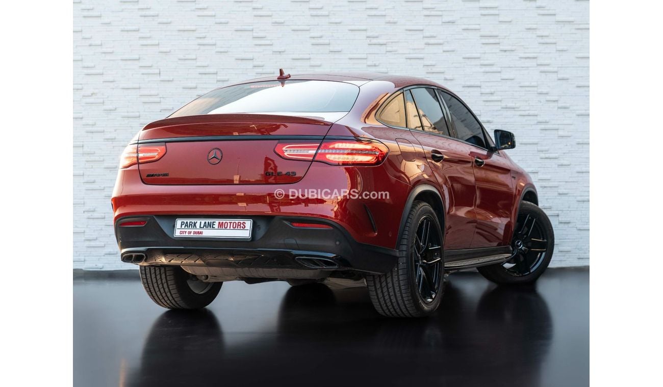 Mercedes-Benz GLE 43 AMG AED 2,988 PM • GLE 43 AMG COUPE • GCC SPECS • 3.0L TURBO-CHARGED V6 • PRISTINE CONDITION