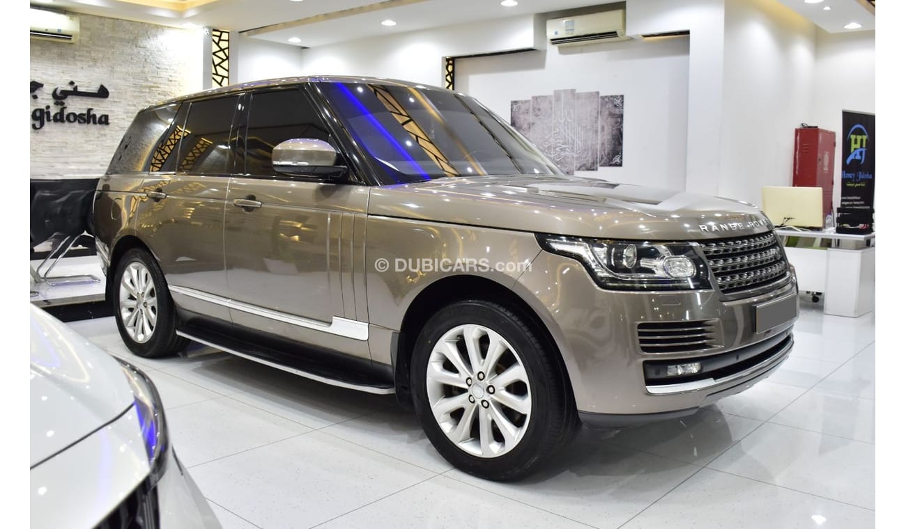 Land Rover Range Rover Vogue SE Supercharged EXCELLENT DEAL for our Range Rover Vogue SE Supercharged ( 2016 Model ) in Brown Color GCC Specs