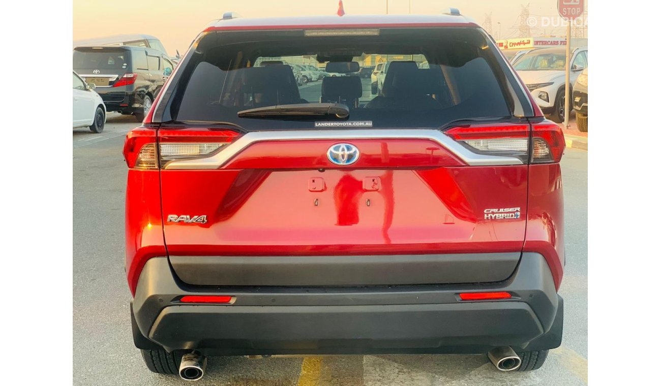 تويوتا راف ٤ Toyota RAV 4 Hybrid 2020 Red Color in Excellent Condition