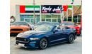 Ford Mustang EcoBoost Convertible | Monthly AED 1150/- | 0% DP | Blindspot | Memory Seats | # 72721