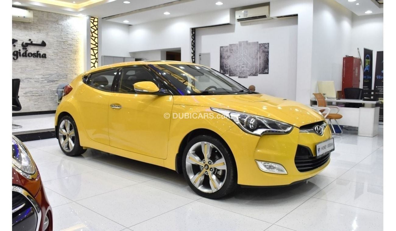 Hyundai Veloster EXCELLENT DEAL for our Hyundai Veloster ( 2015 Model ) in Yellow Color GCC Specs