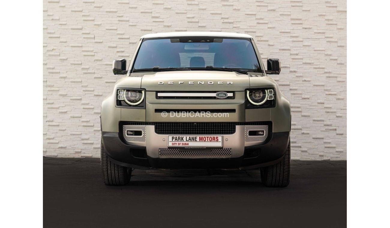 Land Rover Defender AED 3,617 PM • DEFENDER P400 FIRST EDITION • 1 YEAR COMREHENSIVE WARRANTY COVERAGE