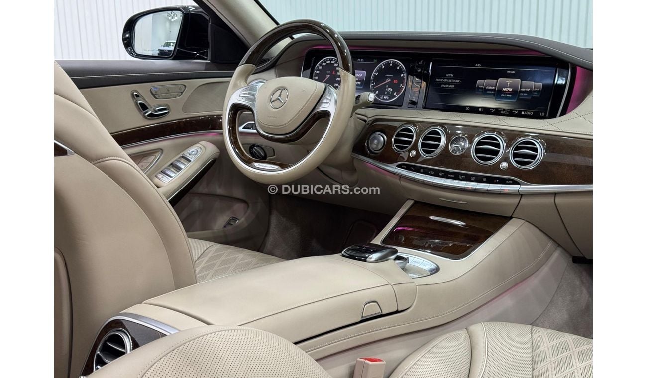 مرسيدس بنز S 400 std 3.0L 2015 Mercedes Benz S400 AMG, Full Service History, Fully Loaded, GCC