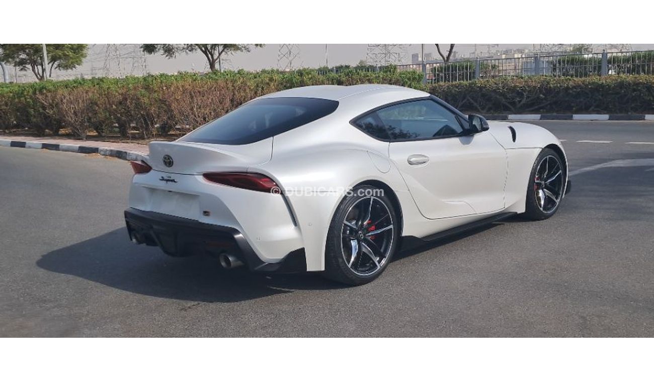 تويوتا سوبرا SUPRA 2020 GR V6 3.0L TURBOCHAGERED GCC SERVICE+ WARRANTY AL FUTTAIM, TOP OPTION ORGINAL PAINT 100%