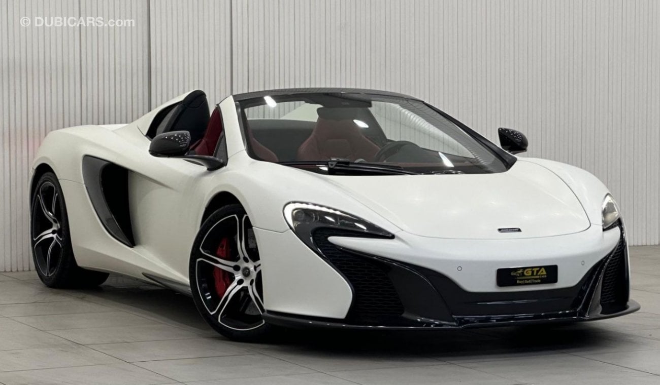 مكلارين 650S 2016 McLaren 650S Spider, July 2025 McLaren Agency Warranty, Full Service History, GCC