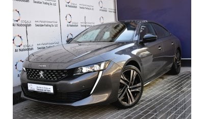 Peugeot 508 AED 1919 PM | 1.6L GT GCC AUTHORIZED DEALER WITH MANUFACTURER WARRANTY UP TO 2028 OR 100K KM