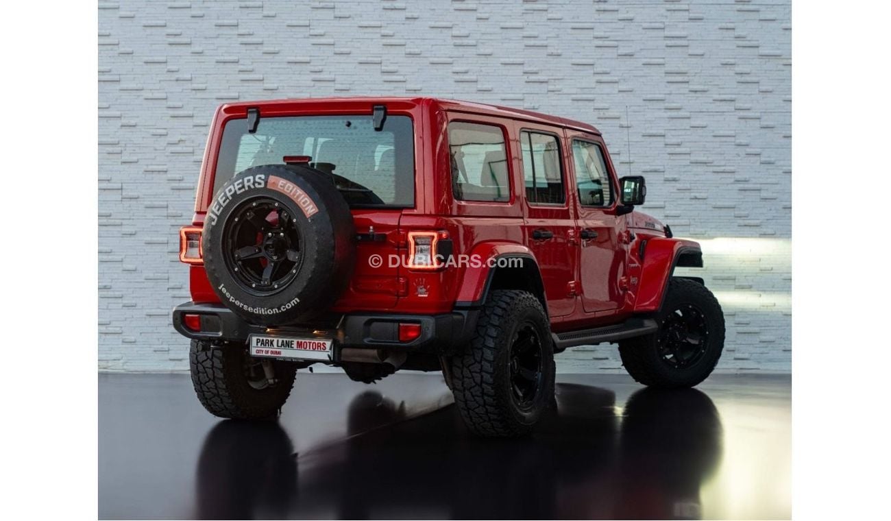 Jeep Wrangler AED 2,437 PM • UNLIMITED SAHARA JEEPERS EDITION STAGE-1 • OFFICIAL JEEP WARRANTY UNTIL 2025