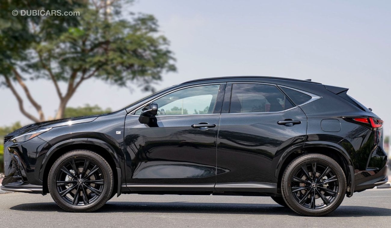 Lexus NX350 F SPORT 2.4L PETROL - BLACK: PANORAMIC ROOF, HUD, HEATED LEATHER SEATS