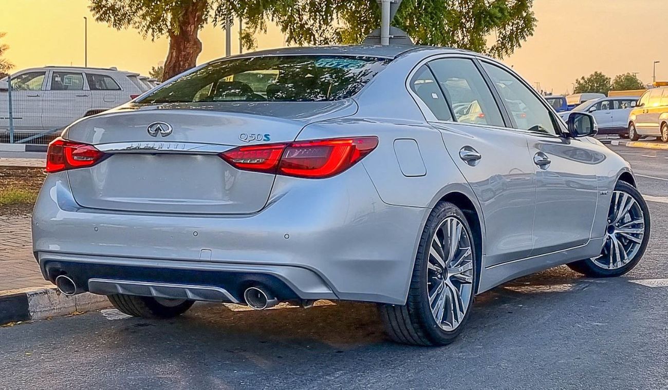 New Infiniti Q50 S Hybrid V6 3.5L GCC 0Kms Full Option 2019 for sale in