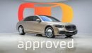 Mercedes-Benz S 500 4Matic - 2 Years Approved Warranty - Approved Prepared Vehicle Exterior view