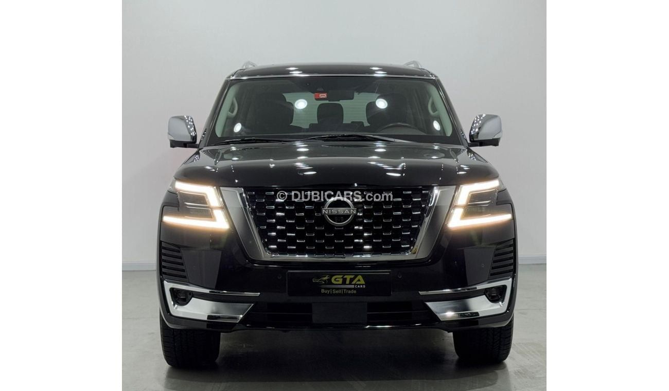 نيسان باترول LE Platinum 5.6L 2022 Nissan Patrol Platinum 70th Anniversary, Nissan Warranty + Service Pack, Full