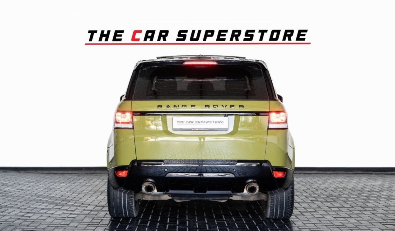 لاند روفر رينج روفر سبورت (آخر) 2015 - RANGE ROVER SPORT - GCC - V6 - PISTACHIO GREEN SPECIAL PAINT