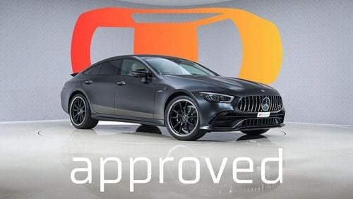 مرسيدس بنز جي تي 53 AED 6,731 P/M - 2 YEARS WARRANTY - AMG GT 4-DOOR - GT53 4MATIC+