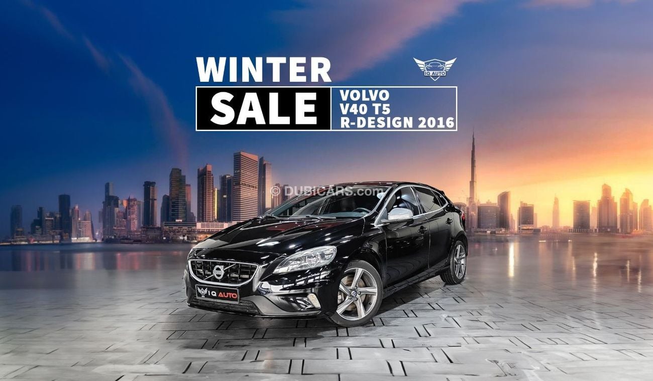 Volvo V40 R Design AED 1,000 P.M | 2016 VOLVO V40 T5 R- DESIGN 2.0L | GCC |  FULL SERVICE HISTORY | FLAWLESS C