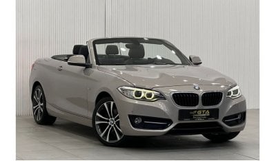 BMW 220i sport Line 2017 BMW 220i Sportline, Warranty, Service History, Excellent Condition, GCC