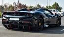 Ferrari F8 Spider 2020 - GCC - Under Warranty - 10,000 KMs only - Wrap in black/ Yellow Original