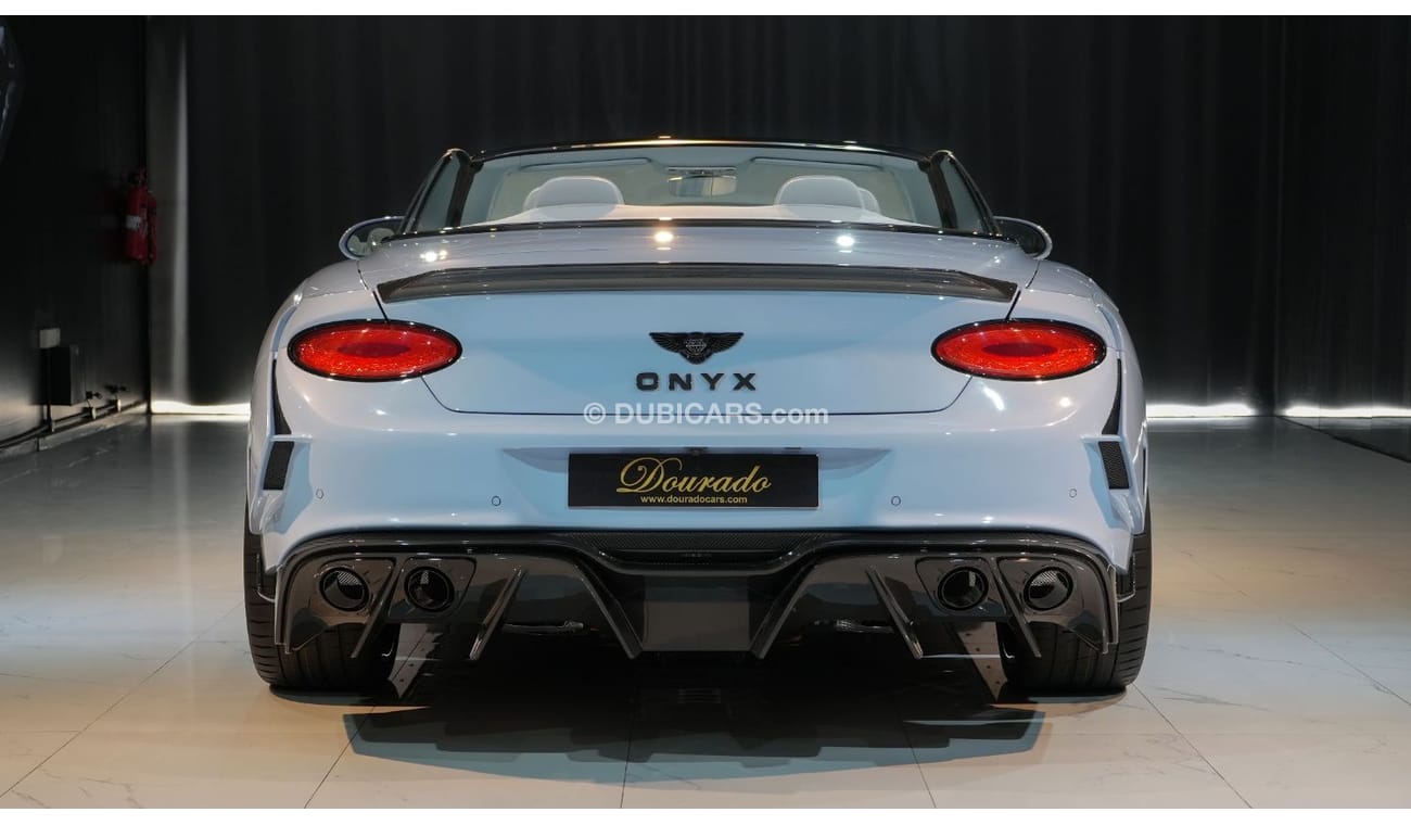 Bentley Continental GTC ONYX CONCEPT | 3-YEAR WARRANTY AND SERVICE