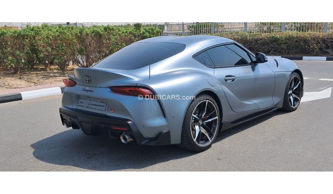 Toyota Supra SUPRA 2020l2 GR V6 3.0L TURBO GCC FREE SERVICE 72000 KM + WARRANTY 6 -09 -25 AL FUTTAIM, TOP OPTION