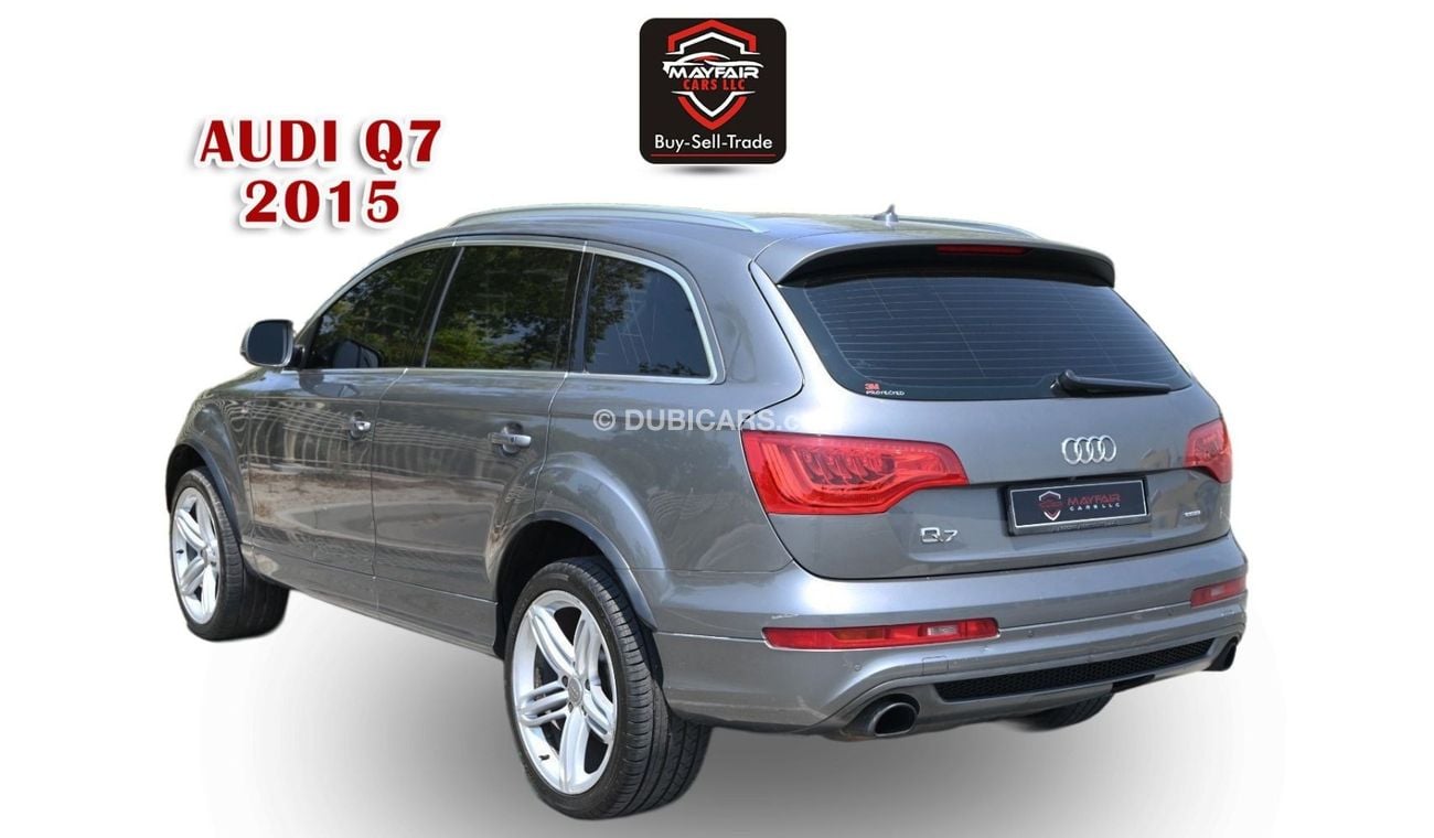 أودي Q7 0% DP  - FSH - AUDI Q7 S-LINE 3.0SC 2015 - FIRST OWNER - WELL MAINTAINED - GCC