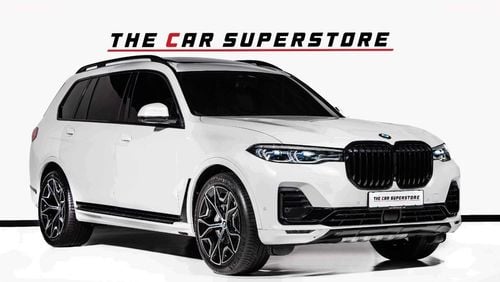 بي أم دبليو X7 XDrive40i 3.0L 2019-BMW X7 40i XDRIVE INDIVIDUAL 7 SEATS-GCC-FSH-SERVICE CONTRACT AND WARRANTY TILL