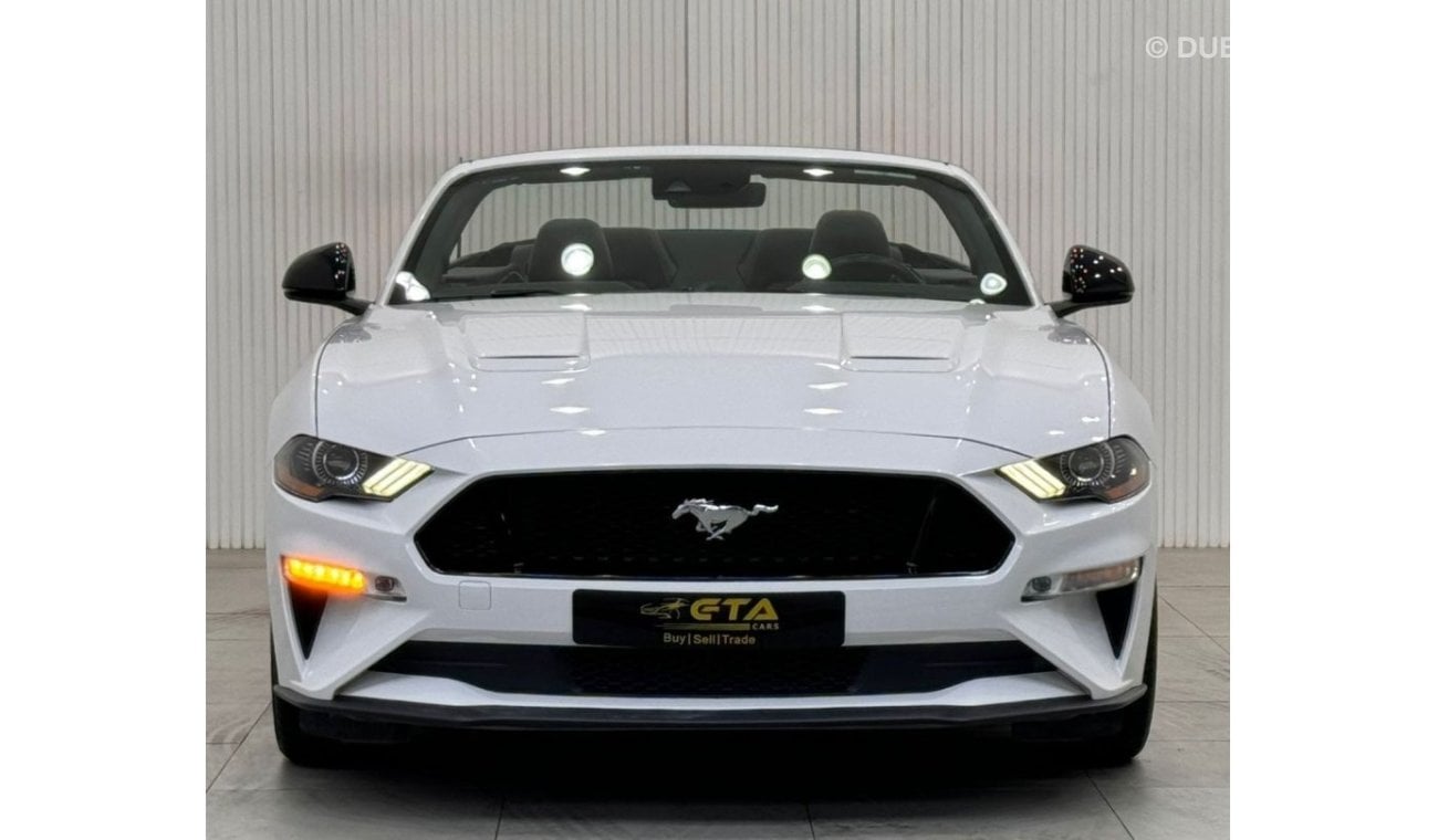 فورد موستانج 2019 Ford Mustang GT Convertible, 2027 Ford Warranty, Service Pack, Excellent Condition, GCC