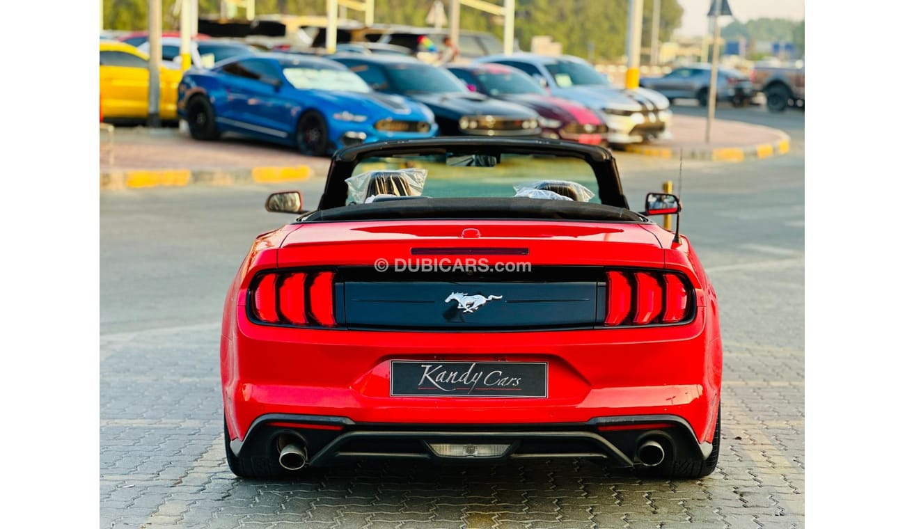 Ford Mustang EcoBoost Convertible | Monthly AED 1520/- | 0% DP | Blindspot | Touch Sceen | # 02676