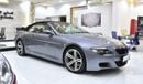 بي أم دبليو M6 EXCELLENT DEAL for our BMW M6 Convertible ( 2008 Model ) in Gray Color American Specs