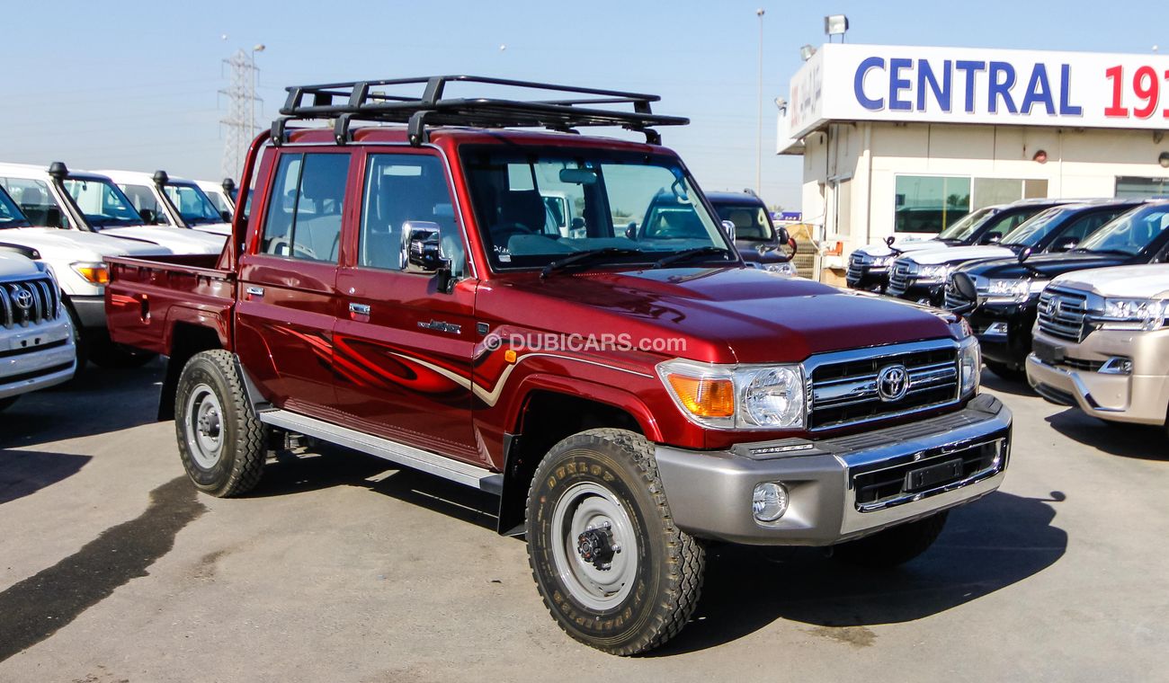 Toyota Land Cruiser Pick Up Maroon Petrol Right Hand Drive