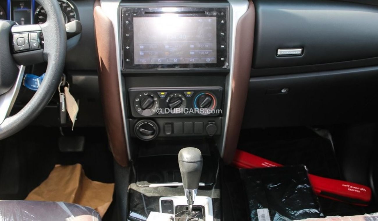 Toyota Fortuner 2.7L Petrol With Leather Seats and TV Silver Color