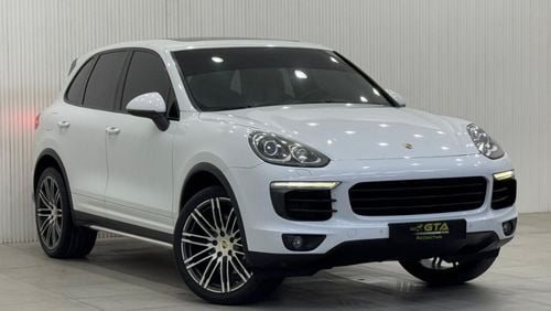 بورش كايان S Platinum Edition 3.6L 2016 Porsche Cayenne S, Service History, Excellent Condition, GCC