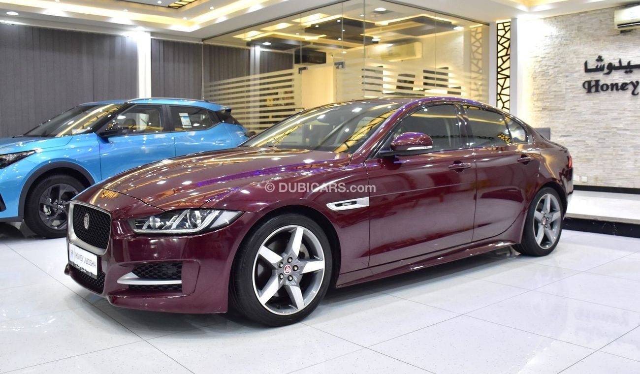 Jaguar XE EXCELLENT DEAL for our Jaguar XE R-Sport ( 2016 Model ) in Burgundy Color GCC Specs