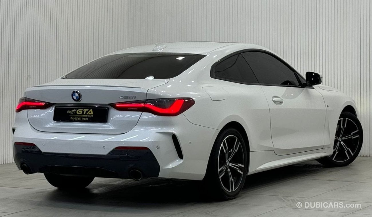 بي أم دبليو 420i Std 2022 BMW 420i M-Sport Coupe, March 2027 BMW Warranty + Service Pack, Low Kms, GCC