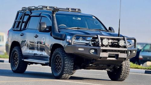 تويوتا لاند كروزر OFF ROAD MODIFIED | 2016 | RHD | 4.5L DIESEL ENGINE | HEAVY ROOF RACK WITH SIDE LADDER