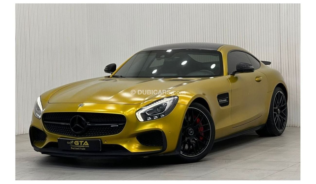 Mercedes-Benz AMG GT S 2016 Mercedes Benz GTS AMG Coupe, Mercedes Service Pack, Full Mercedes Service History, GCC