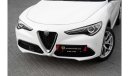 Alfa Romeo Stelvio | 2,644 P.M  | 0% Downpayment | Agency Warranty and Service Contract