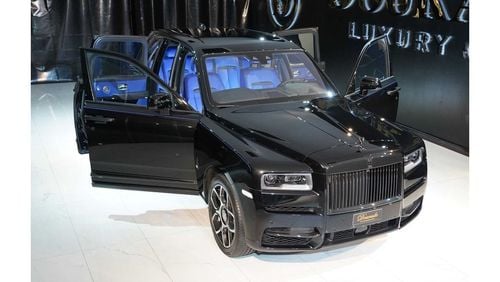 Rolls-Royce Cullinan | X-MAS AND NEW YEAR SPECIAL PRICE | BLACK BADGE KIT | DIAMOND BLACK | INTERIOR COBALTO BLUE